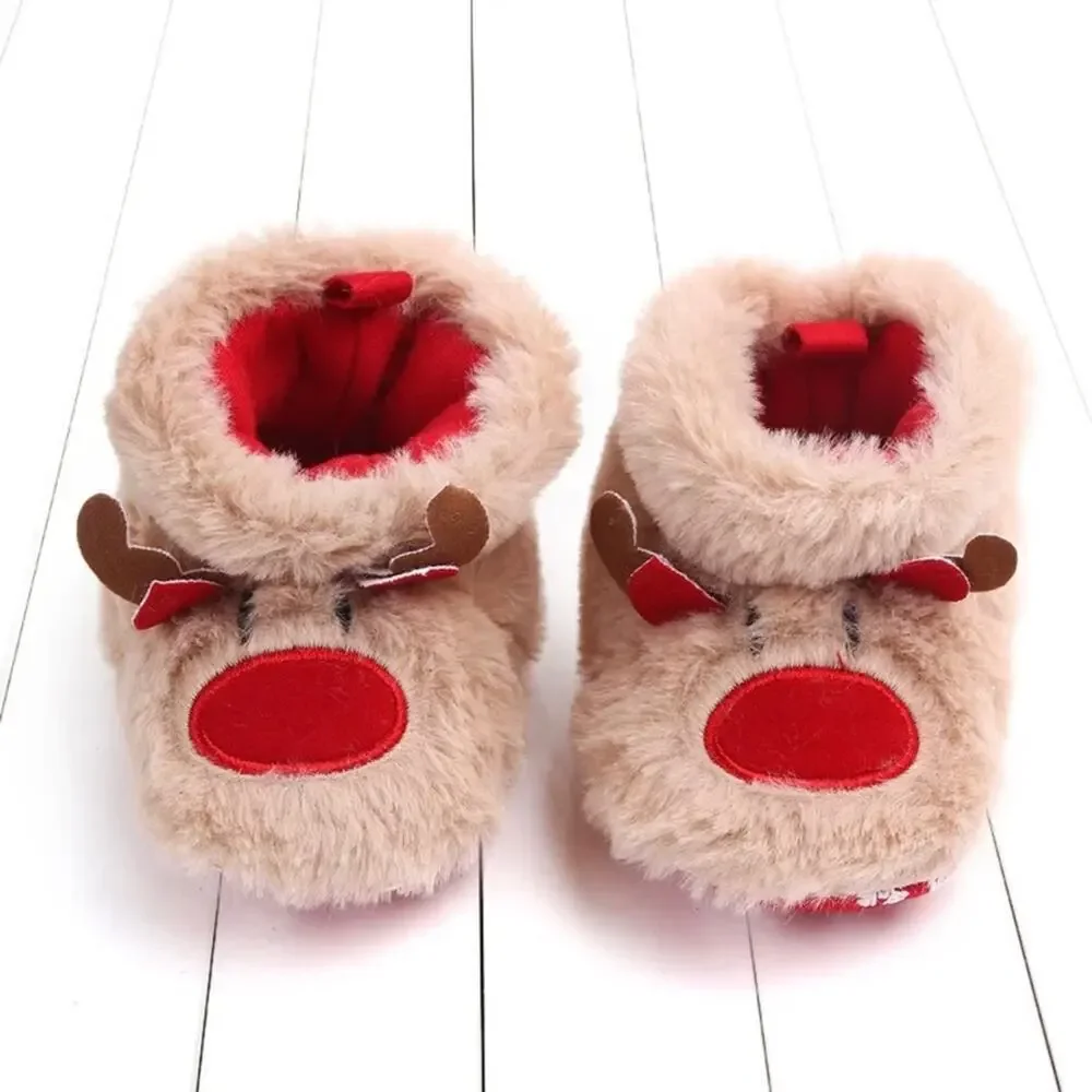 New pre walker warm non slip slippers size 1 (0-6 months), 2 (6-12 months)